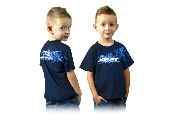 XRAY 395019 - Junior Team T-Shirt - Größe 3/4 - 98-104cm
