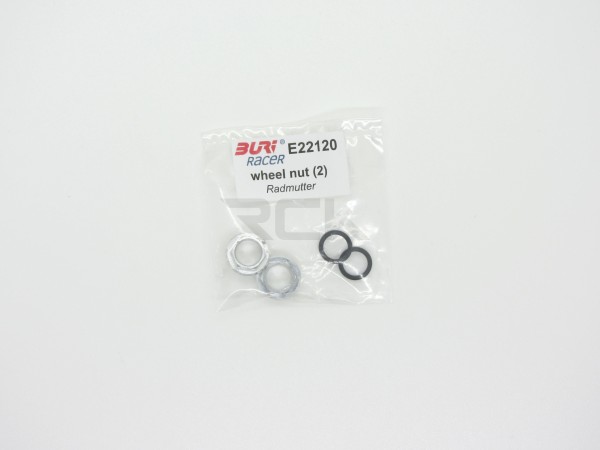 BURI Racer E22120 - E2.2 - Radmutter (2 Stück)
