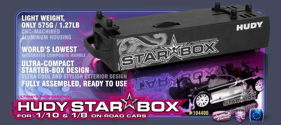 HUDY 1/8GPバギー用スターターボックス スターターボックス エンジンバギー用（104500） - ラジコンカー