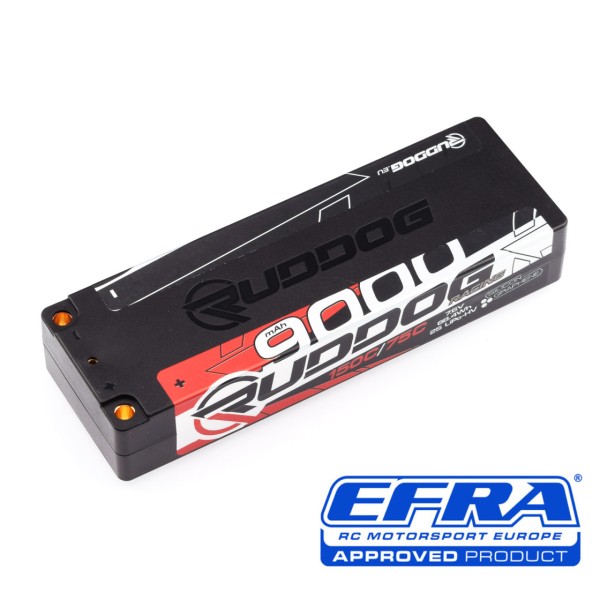 Ruddog Products 0682 - Racing LiPo - Stick - 9000mAh - 150C/75C 7.6V HV