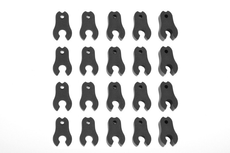 Corally 00180-109 - 1:8 RTR FAMILY - Caster Clip Set - 1 to 4.5mm