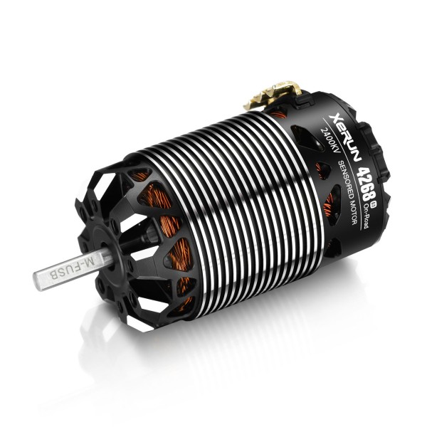 Hobbywing 30401910 - 4268SD G3 - Sensored Brushless Motor für 1:8 Onroad - 2400kV