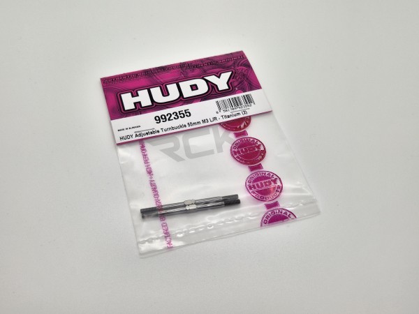 HUDY 992355 - Titan R/L Gewindestange - M3x55mm (2 Stück)