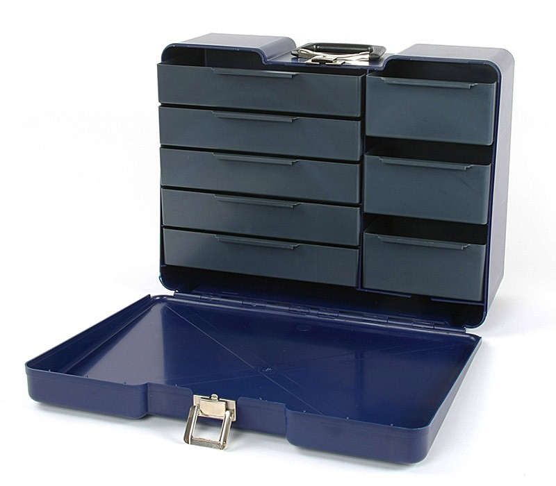 ARCHIV: PolyButler R14020B - Werkzeugkoffer mit 8 Schubladen - GROSS - BLAU ARCHIV: PolyButler R14020B - Werkzeugkoffer mit 8 Schubladen - GROSS - BLAU