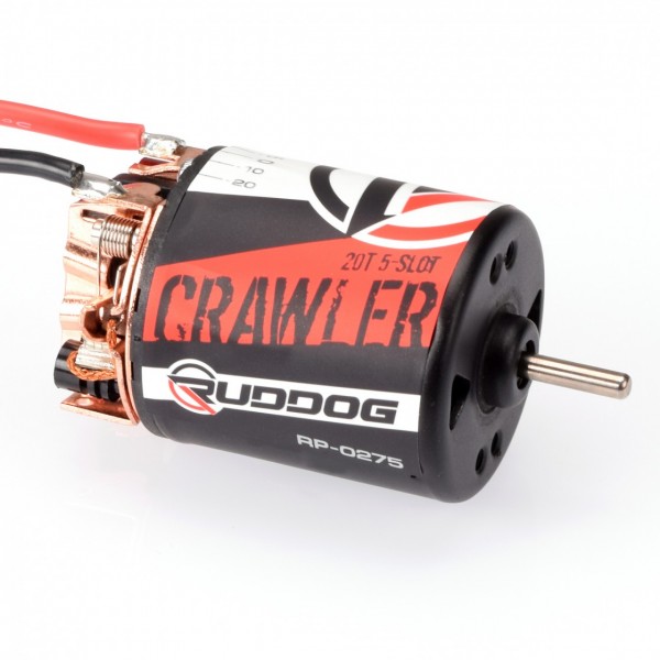 Ruddog Products 0275 - Crawler 20T 5-Slot Brushed Motor