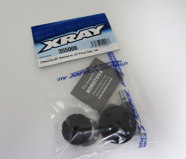 XRAY 355006 - GTXE 2023 - Differenzial Set 46 Zähne - für 13 Zähne Antriebsritzel