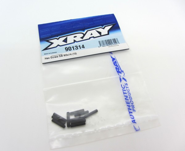 XRAY 901314 - Hex Screw SB M3x14mm (10 pcs)