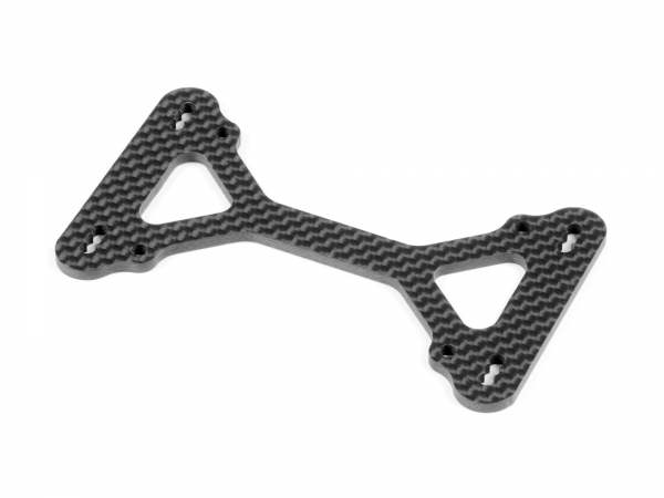 XRAY 371068 - X10 2022 - Carbon Querlenker Halter Platte 2.5mm