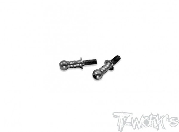 T-Work's TP-132-E -Titanium Antirollbar Ball - L - for Mugen MTC-2 (2 pcs)