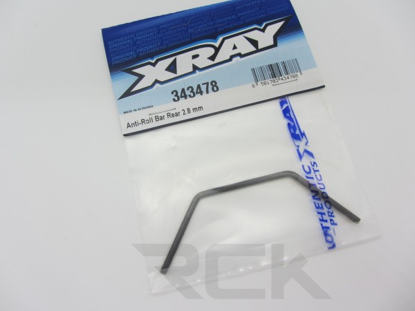 XRAY 343478 - RX8 2023 - Stabi Heck 2.8mm