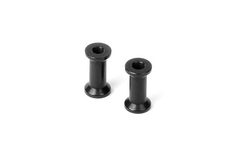 XRAY 373073-K - X12 2021 - Alu Pfosten - 13mm - SCHWARZ (2 Stück)