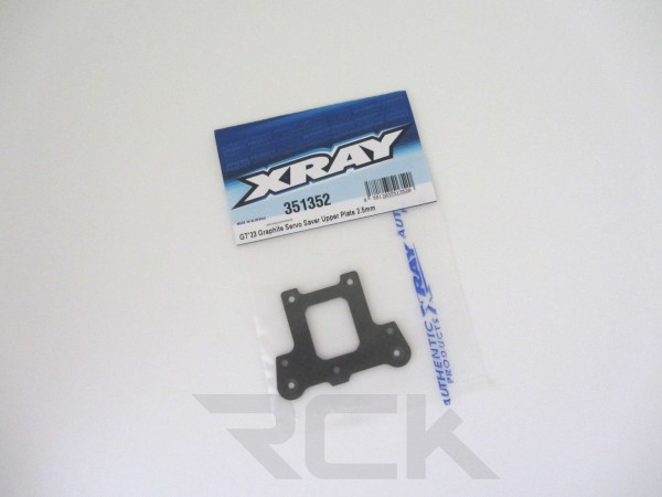 XRAY 351352 - GTXE 2023 - Graphite Servo Saver Upper Plate 2.5mm