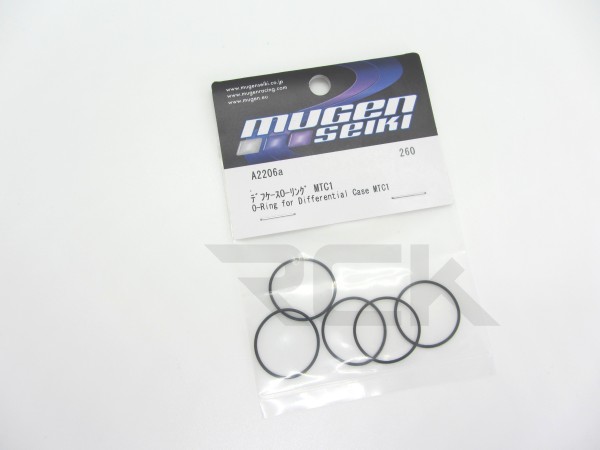 Mugen A2206a - MTC-1 / MTC-2 / MTC-2R - Kegeldiff O-Ring Dichtungen (5 Stück)