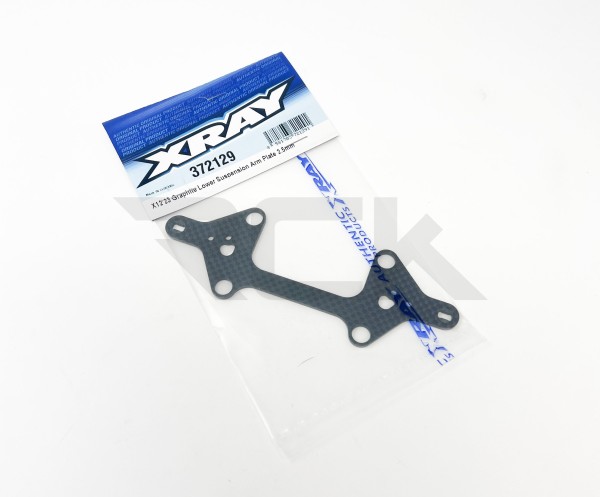 XRAY 372129 - X12 2023 - Graphite Lower Suspension Arm Plate 2.5mm