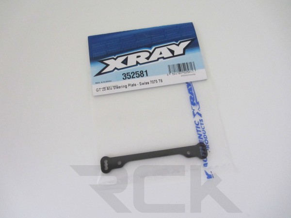 XRAY 352581 - GTXE 2023 - Alu Steering Plate - Swiss 7075 T6