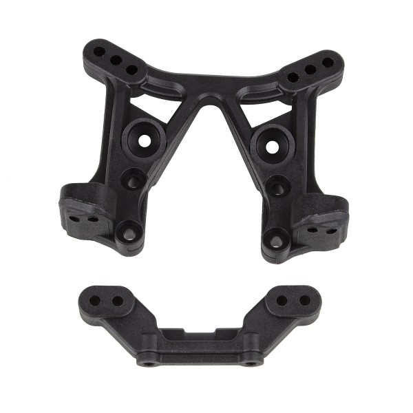 Team Associated 72038 - DR10M - Front Dämpferbrücke und Kugelkopf Halter Heck