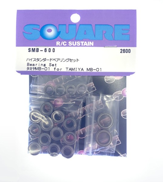 Square SMB-600 - Tamiya MB-01 - Ball Bearing Set (18 bearings)