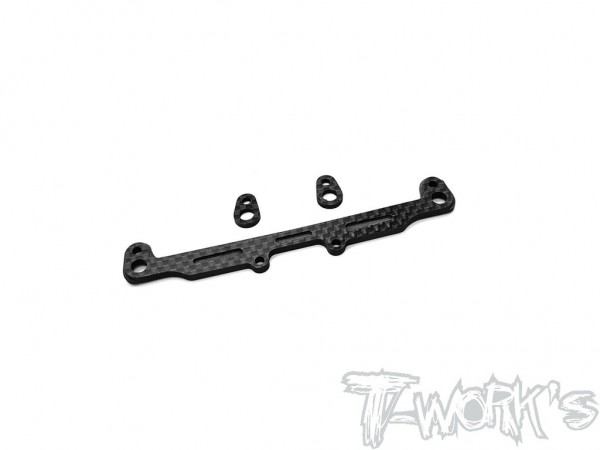 T-Work's TE-230-A - Graphite Rear Body Mount Plate - adjustable - for Mugen MTC-2