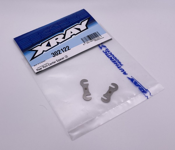 XRAY 302122 - X4 - Tuning Alu Rollcenter Spacer - 1.0mm - HECK (2 Stück)