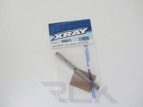 XRAY 345511 - RX8 2023 - 2-Gang Schaft 8mm - Super Leicht - Verstärkt - Kurz