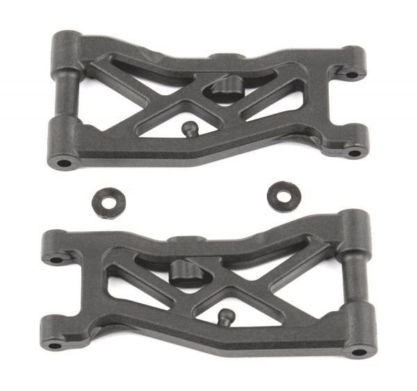 Team Associated 92297 - B74.1 - Factory Team Front Suspension Arms, carbon fiber (2 pieces)