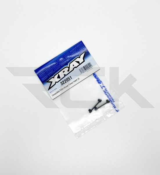XRAY 322051 - XB2 2024 - Composite Front Shock Tower Inserts (2 pcs)