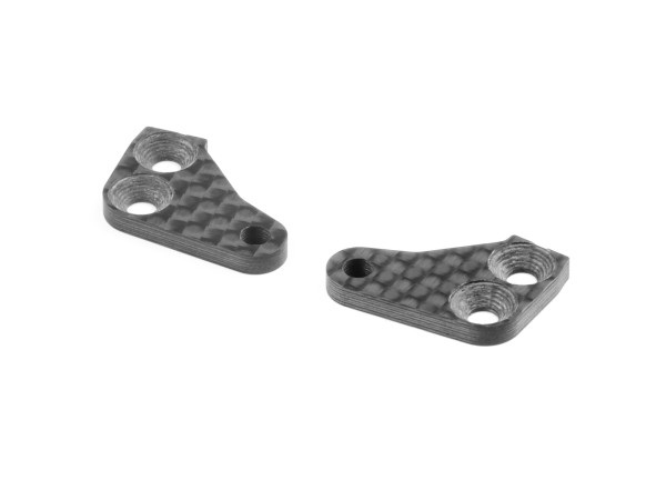 XRAY 362270 - XB4 2022 - Graphite Extension for Alu Steering Block 2.5mm - 1 Slot (1+1 pcs)