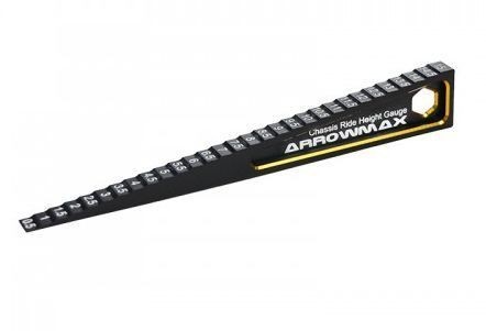 Arrowmax 172001 - Ultra-Fine Chassis Ride Height Gauge 0.5-15MM Black Golden