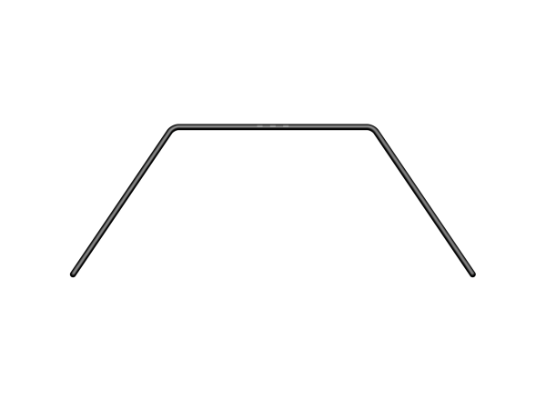 XRAY 302824 - X4 - Anti-Roll Bar Front - 1.4mm