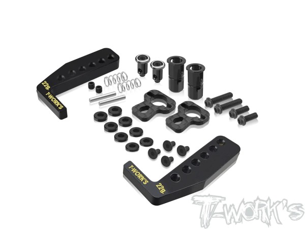 T-Work's TE-257-A800-B - Easy-Snap Brass Battery Holder Set - for Awesomatix A800R