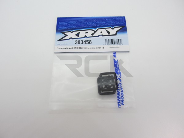 XRAY 303458 - X4 2024 - Composite Kugelpfannen - 3.9mm - für Stabi (4 Stück)