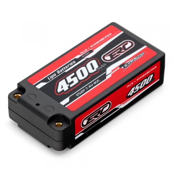 Sunpadow ERC EA0022 - 4500mAh Hardcase - 7.4V LiPo - 110C - Shorty Pack