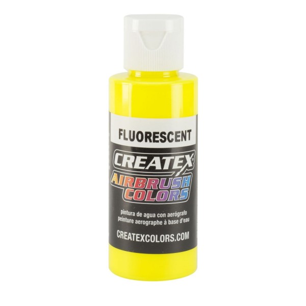 Createx 5405 - Airbrush Colors - Airbrush Paint - FLUORESCENT YELLOW - 60ml