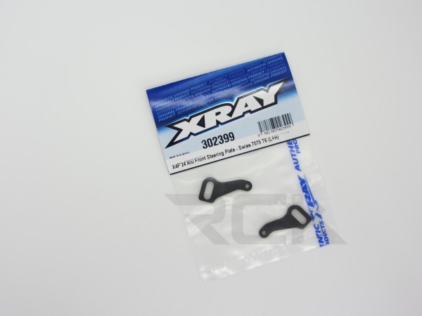 XRAY 302399 - X4F 2024 - Alu Front Steering Plate (2 pcs)