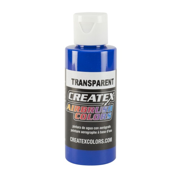 Createx 5107 - Airbrush Colors - Airbrush Farbe - TRANSPARENT ULTRAMARINE BLUE - 60ml