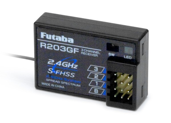 Futaba - R203GF - 2.4 GHz 3-Channel Receiver