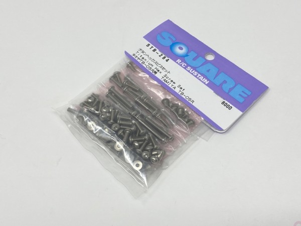 Square STB-264 - Tamiya TB-05 R - Titanium Screw Set (113 Screws)