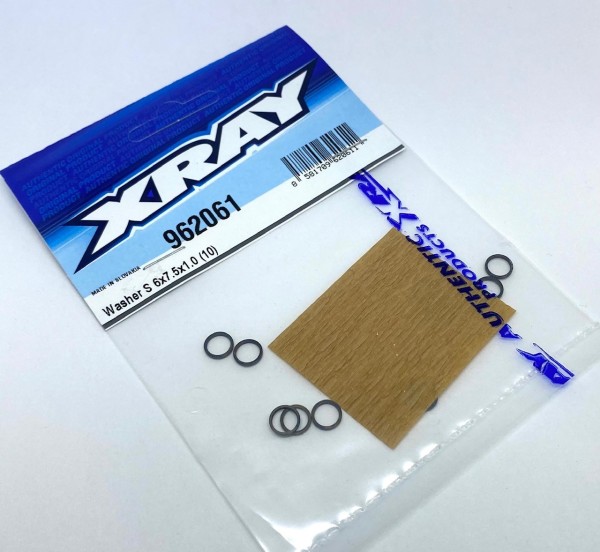 XRAY 962061 - Unterlegscheiben 6x7.5x1.0 (10 Stück)