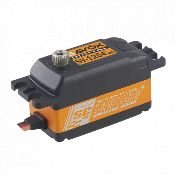 SAVÖX SV-1254MG+ - Low-Profile Digitalservo - High Voltage fähig