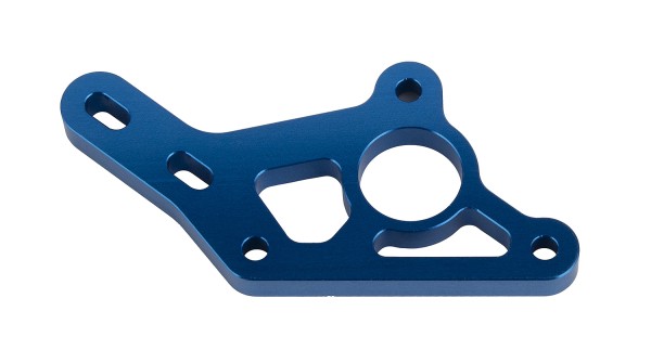 Team Associated 92439 - RC10B7 - Motor Halter - Blau - Alu