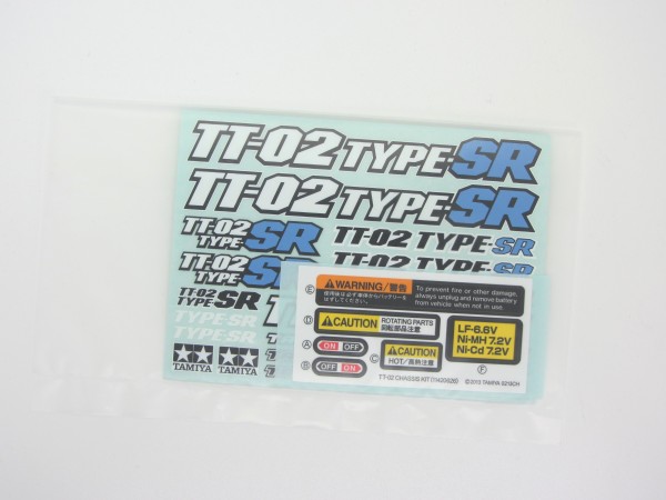 Tamiya 1424520 - TT-02 Type SR - Decal Sheet