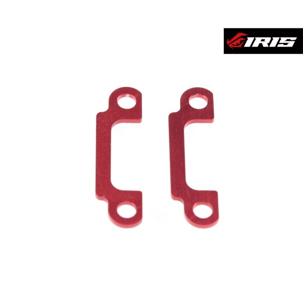 Iris 85006 - Iris ONE - Tuning Alu Rollcenter Shims - 1.0mm - ROT (2 Stück)