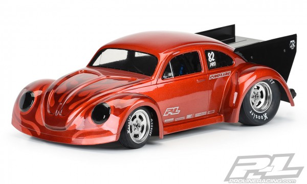 ProLine 3558-00 - Volkswagen Drag Bug - Drag Body Set for Slash 2WD / Asso DR10