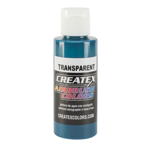 Createx 5111 - Airbrush Colors - Airbrush Paint - TRANSPARENT AQUA - 60ml