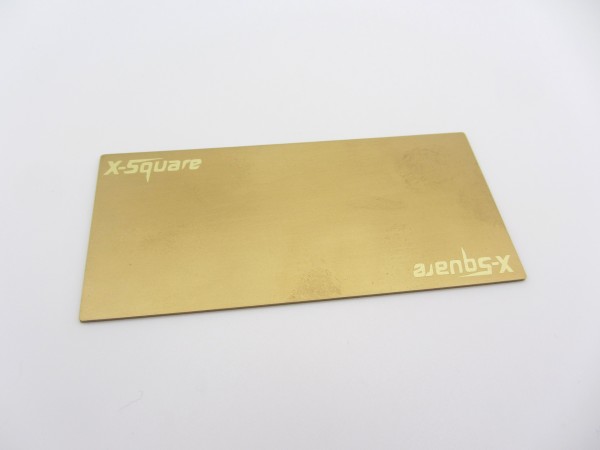 X-Square XP-20029 - LiPo Akku Gewicht - 95x45x1mm - Messing - 34g