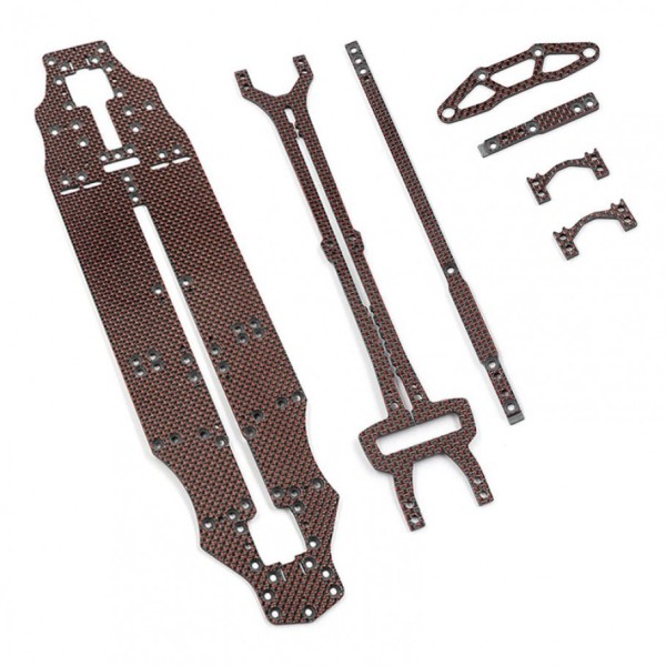 Susumu Workshop SS-0163 - Tuning Carbon Conversion Kit - für XPRESS AT1 / AT1S - ROT