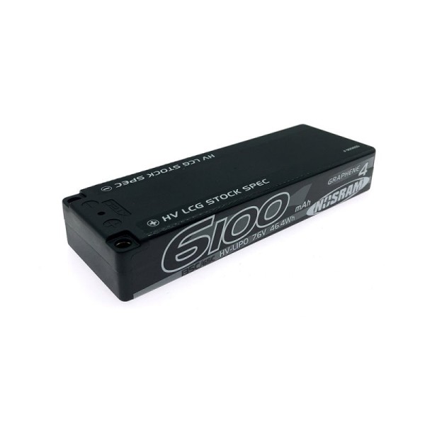 NOSRAM 999655 - HV LCG Stock Spec Graphene 4 - 6100mAh - 7.6V LiPo - 135C/65C - 273g