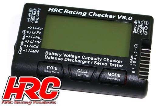 HRC 9372C - Battery Analyzer - 2-8S - LiPo Checker & Balancer