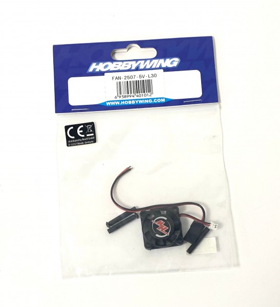 Hobbywing FAN-2507-5V-L30 - Fan - 25x25x7mm - 5V