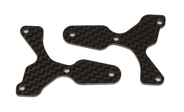 Team Associated 81532 - RC8B4 - FT Front Lower Suspension Arm Inserts, carbon fiber, 2.0 mm (1 pair)